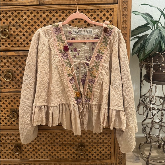 Magnolia Pearl Jackets & Blazers - Magnolia Pearl clothes tie top